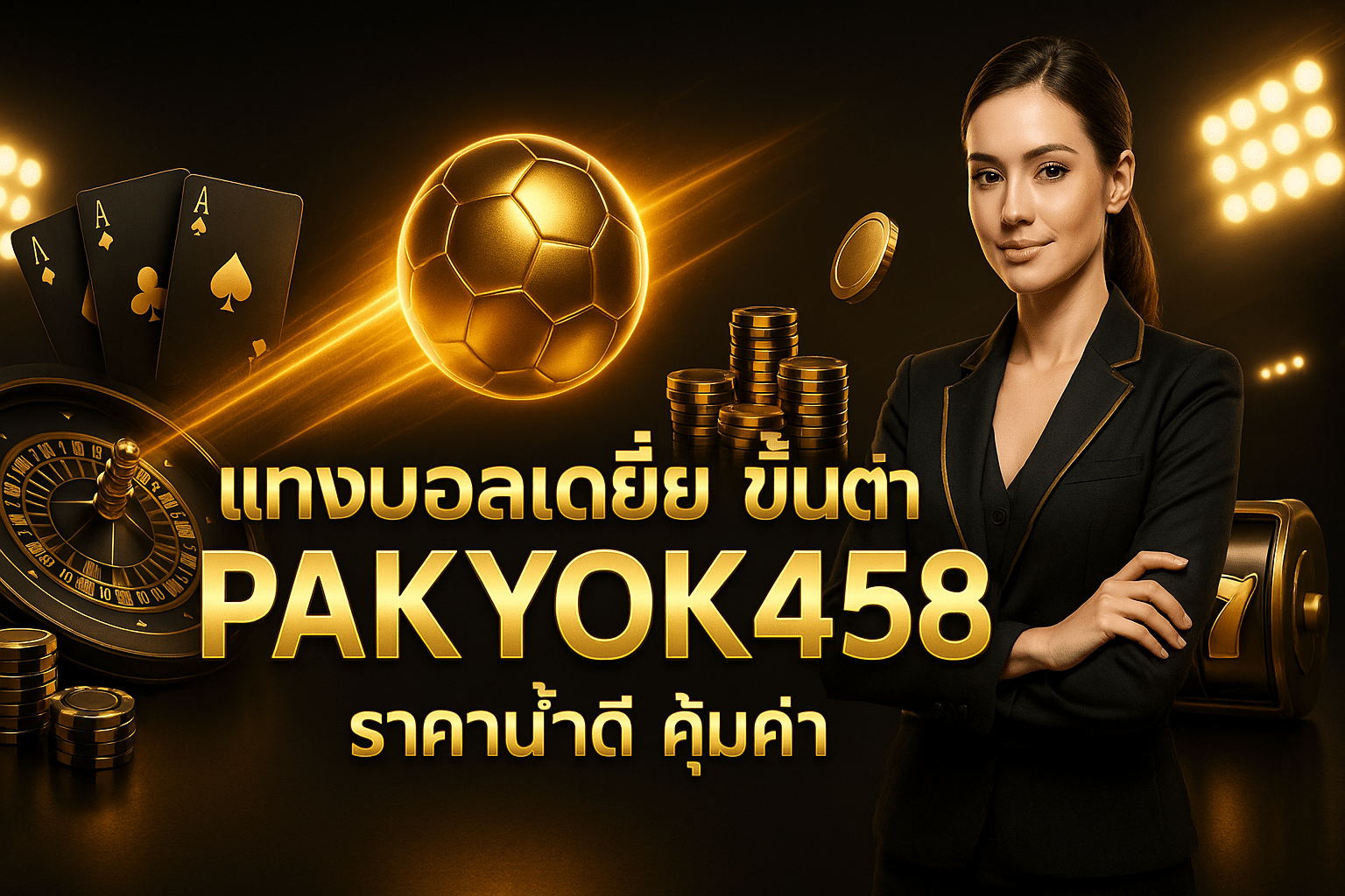 แทงบอลเดี่ยว ขั้นต่ำ PAKYOK458