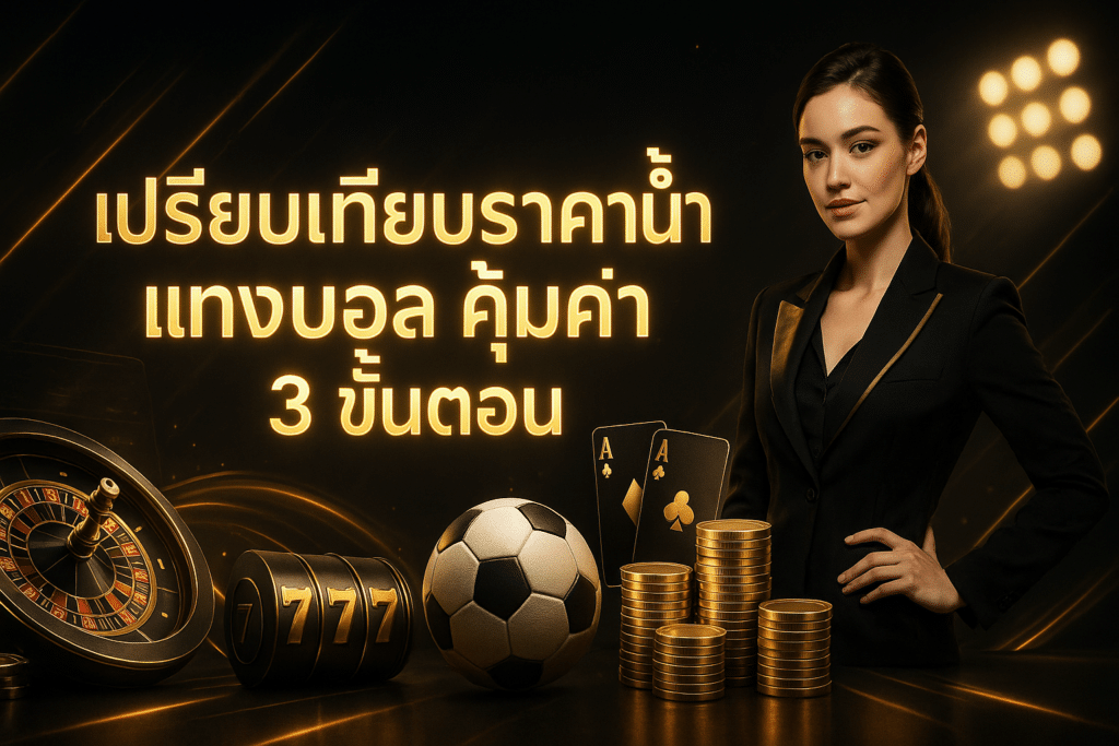เปรียบเทียบราคาน้ำ แทงบอล