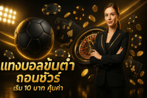 แทงบอลขั้นต่ำ ถอนชัวร์