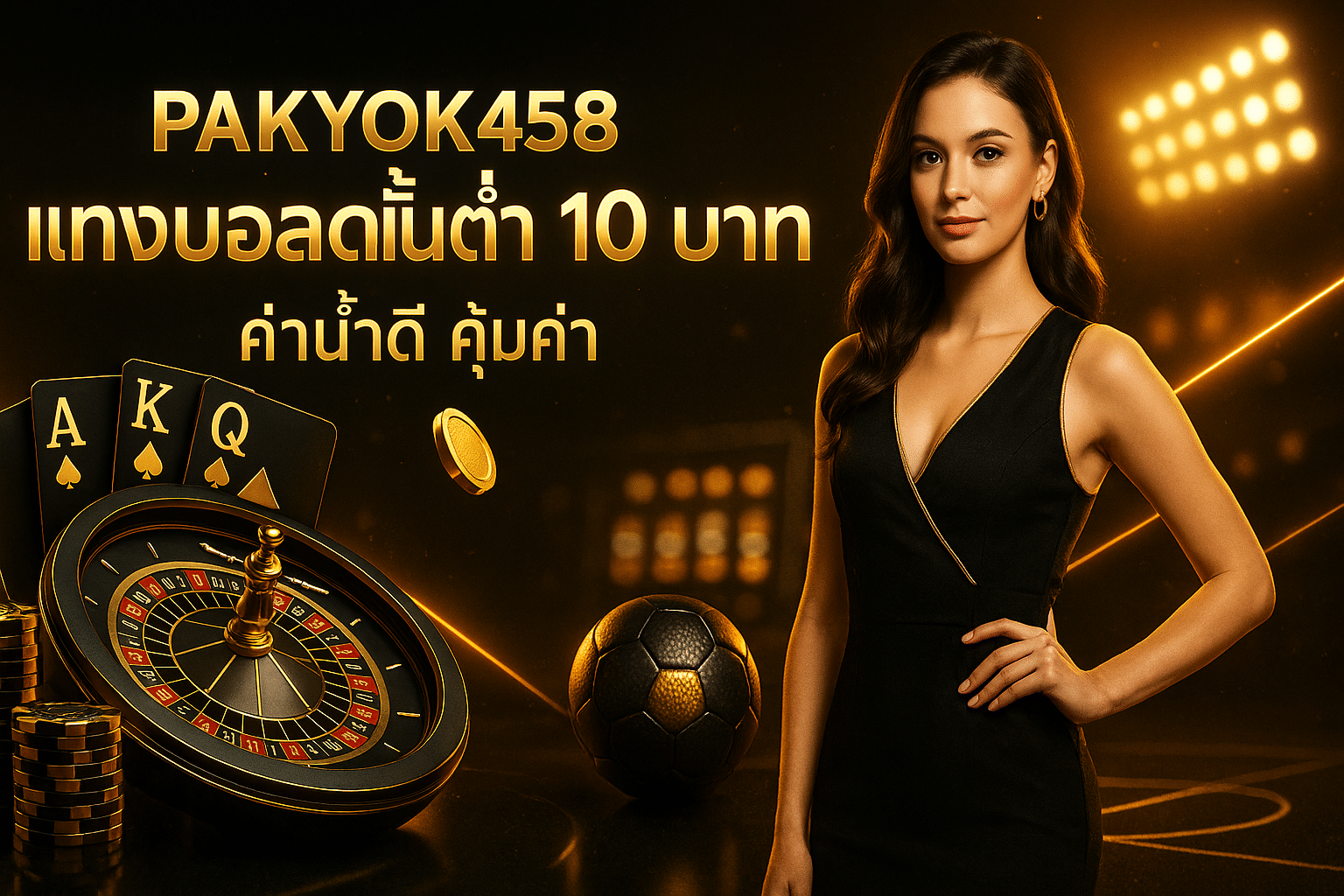 PAKYOK458 แทงบอลขั้นต่ำ 10 บาท
