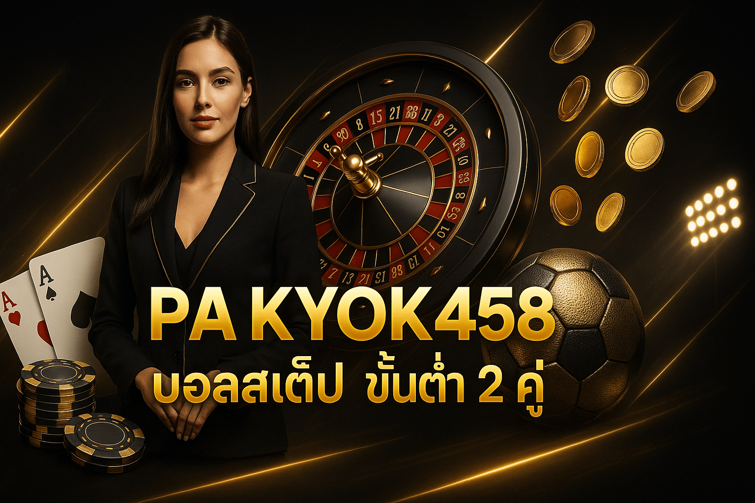 PAKYOK458 บอลสเต็ป ขั้นต่ำ 2 คู่