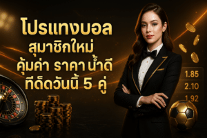 โปรแทงบอล สมาชิกใหม่